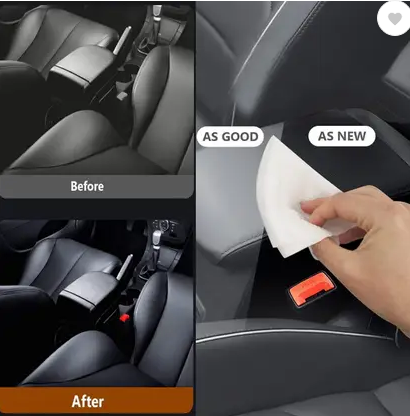 CHEFERYN Leather Protaction And Care Wipes - Restore, Protect, and Shine Cleaner  (Leather, Black)