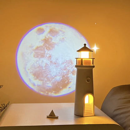 Moon Lamp Lighthouse Night Lights