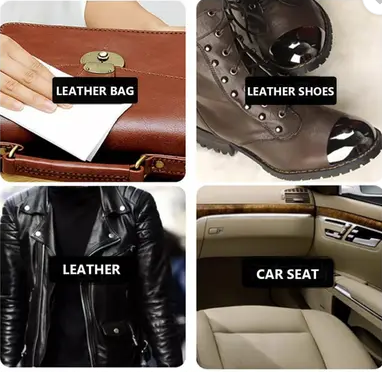 CHEFERYN Leather Protaction And Care Wipes - Restore, Protect, and Shine Cleaner  (Leather, Black)