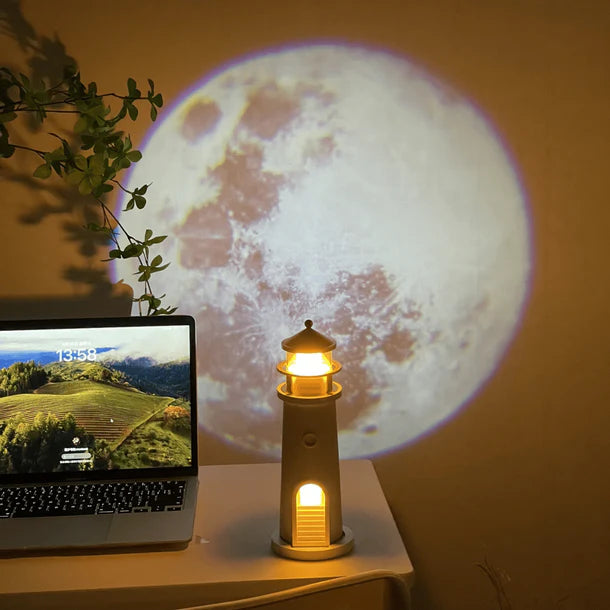 Moon Lamp Lighthouse Night Lights